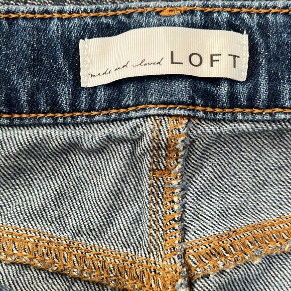LOFT The Relaxed High Rise  Jeans, Size 14 - Picture 9 of 12